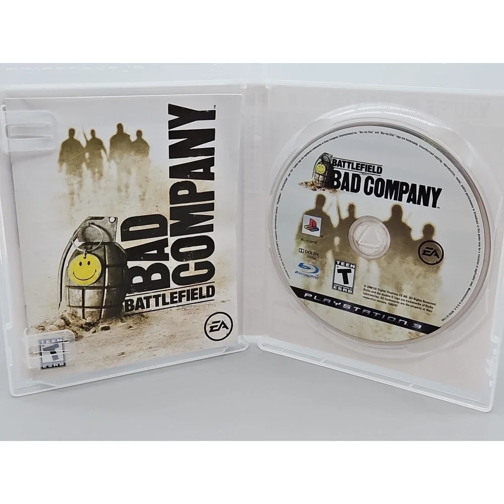 Battlefield Bad Company Sony PlayStation 3 PS3 2008 With Manual Pre Owned